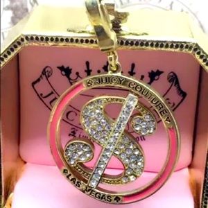 JUICY COUTURE PAVE DOLLAR SIGN LAS VEGAS SPINNER CHARM